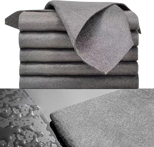 Sparkclean Cleaning Cloths, Thickened Magic Cleaning Cloth, Reusable Cleaning Cloth, Can Be Used for Windows, Glass, Furniture, Cars and Other Occasions (5pcs)